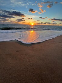 Sunrise on Rodanthe beach a few minutes short walk from the property