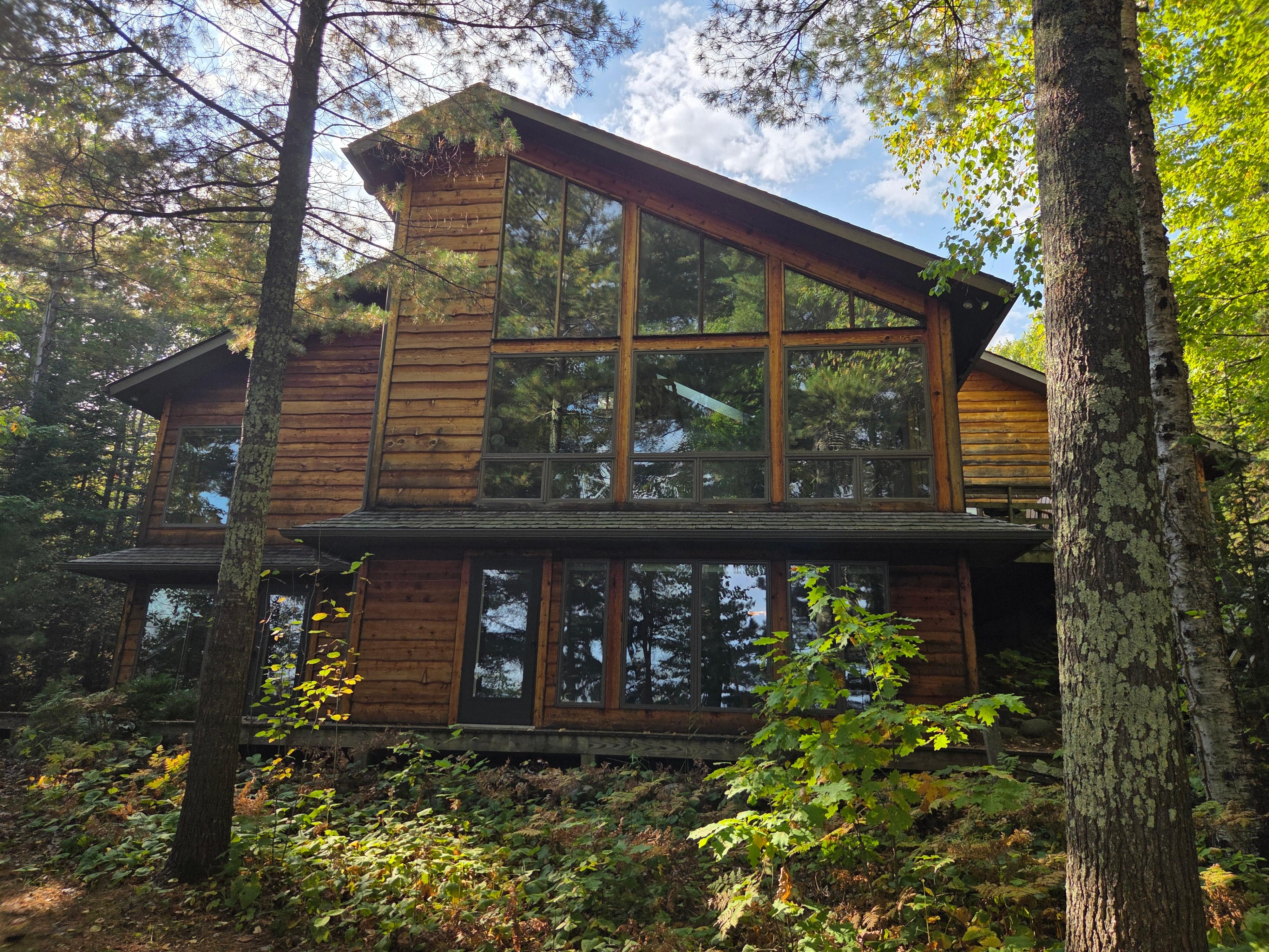 View of the home from the lake
