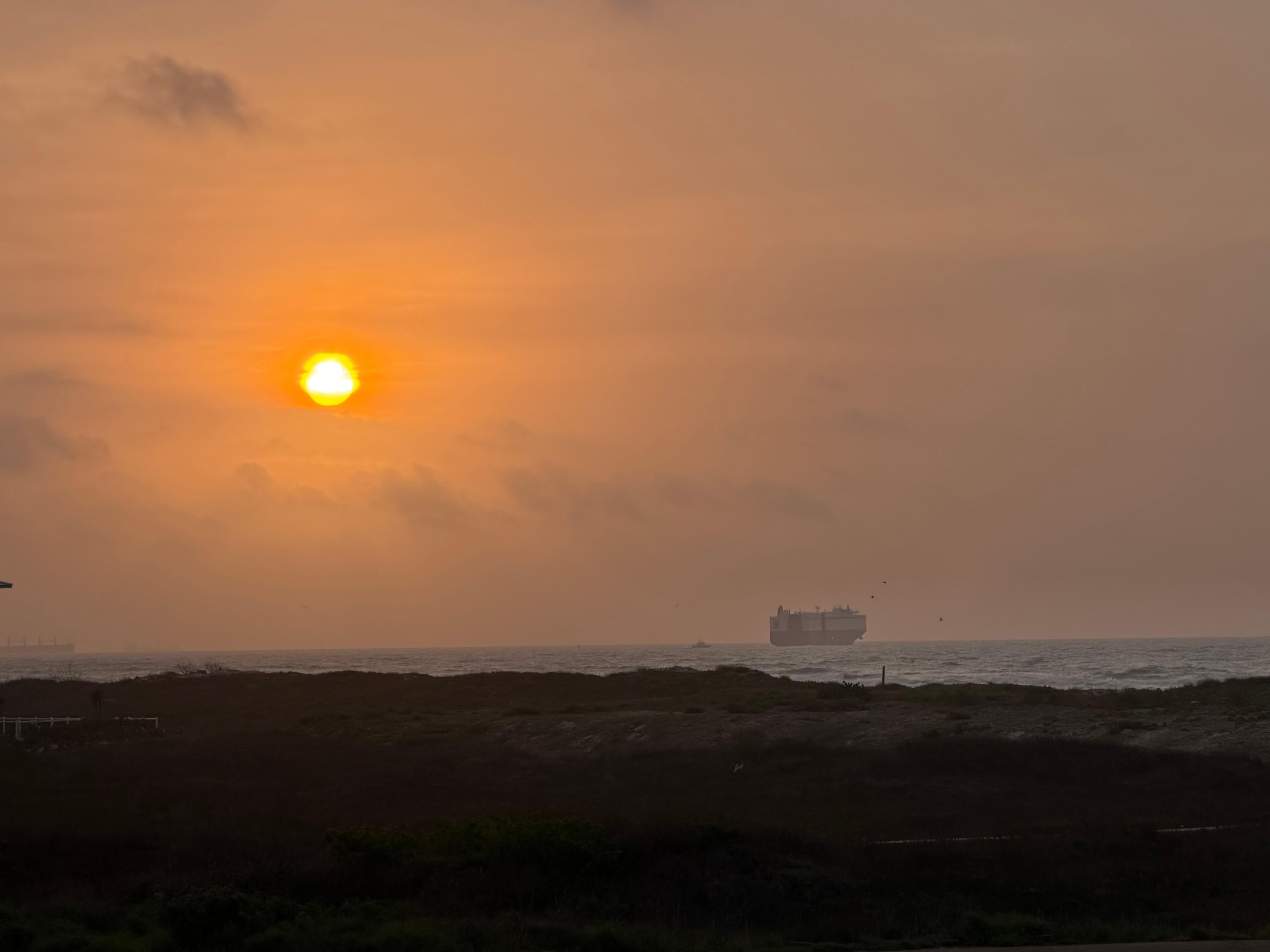 Sunrise from the balcony