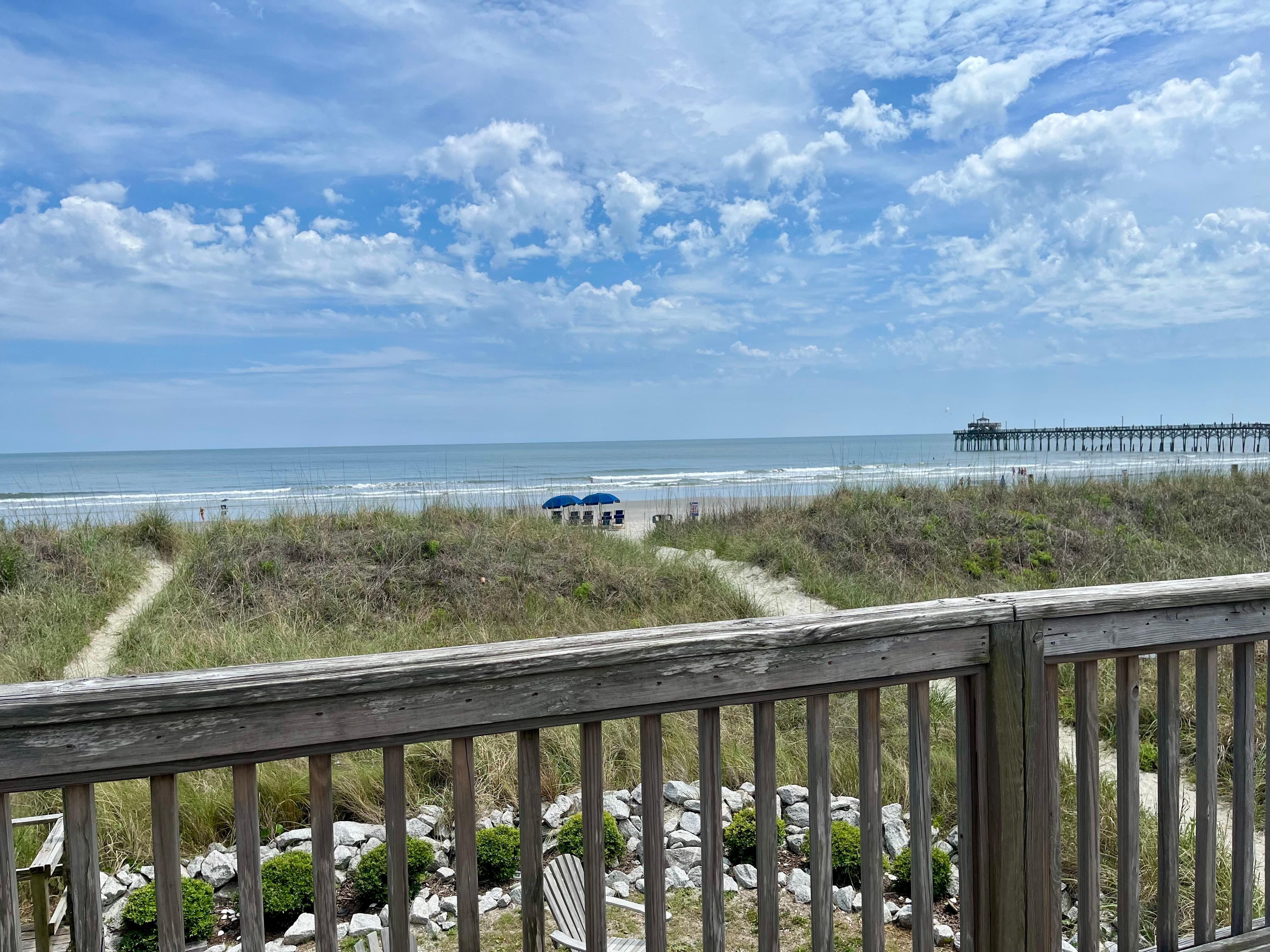 View from the upstairs deck