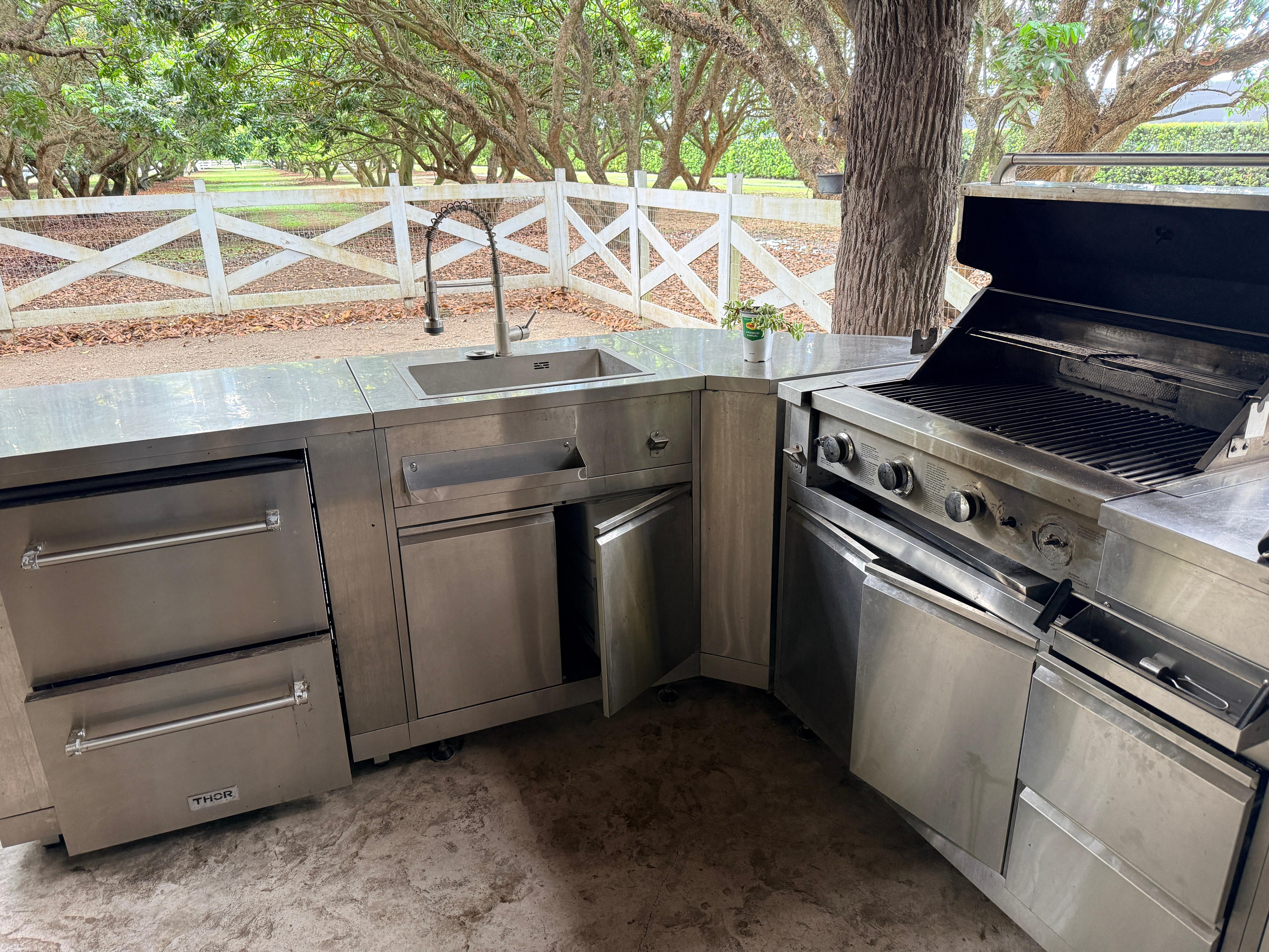 Outdoor appliances broken or barely functioning