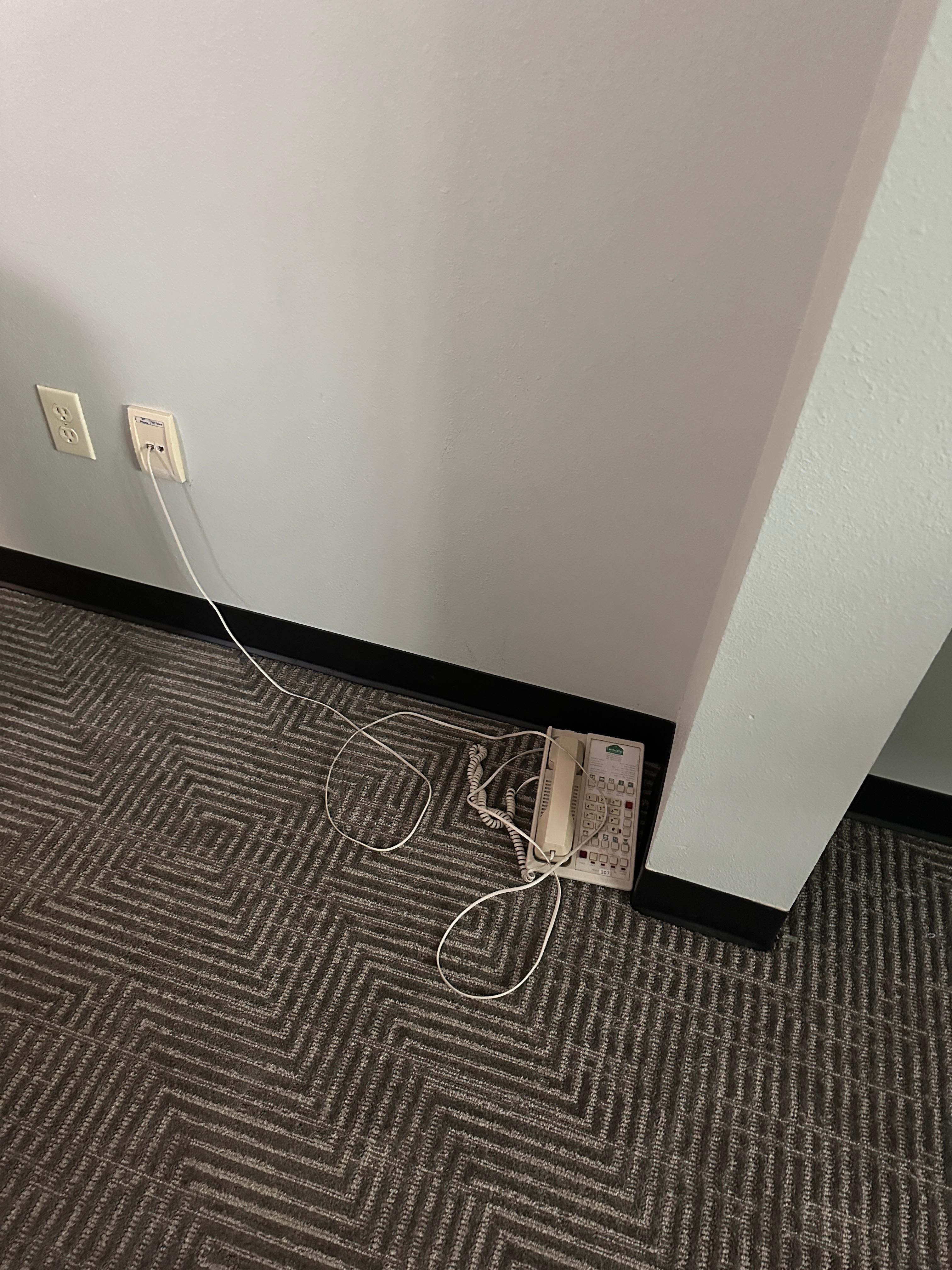 Phone was just sitting on the floor