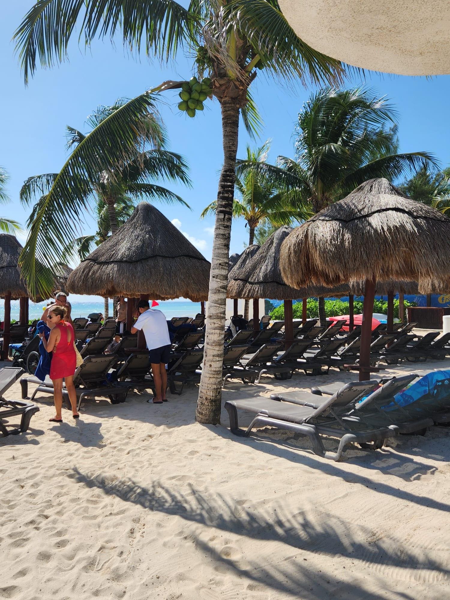 Beach with lots of shade