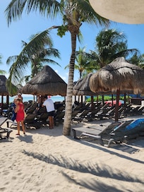 Beach with lots of shade