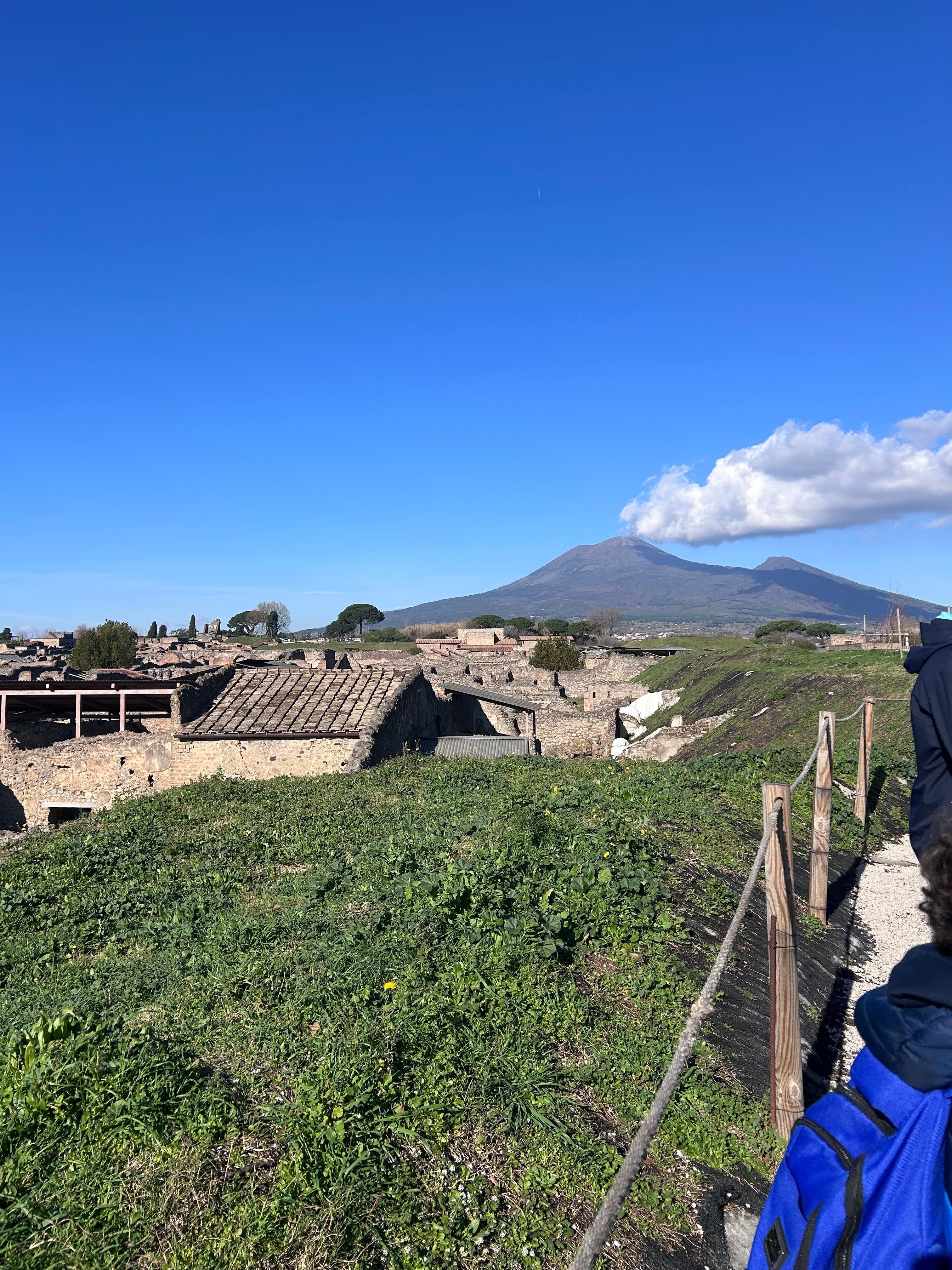 Pompeii is a 30 min train ride away- great way to spend a day.