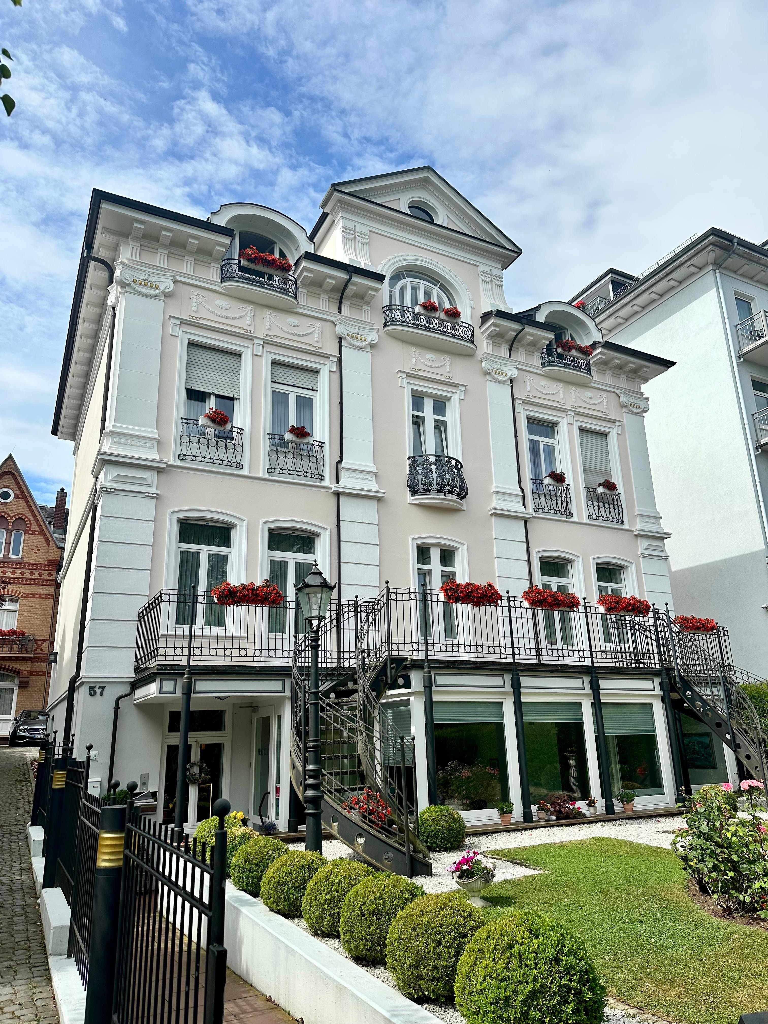Das Hotel von außen. 