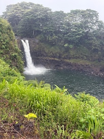 Photo of a local waterfall, less than a 5 min drive from the house.