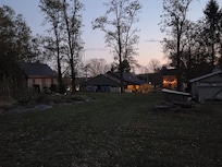 The cabin and winery