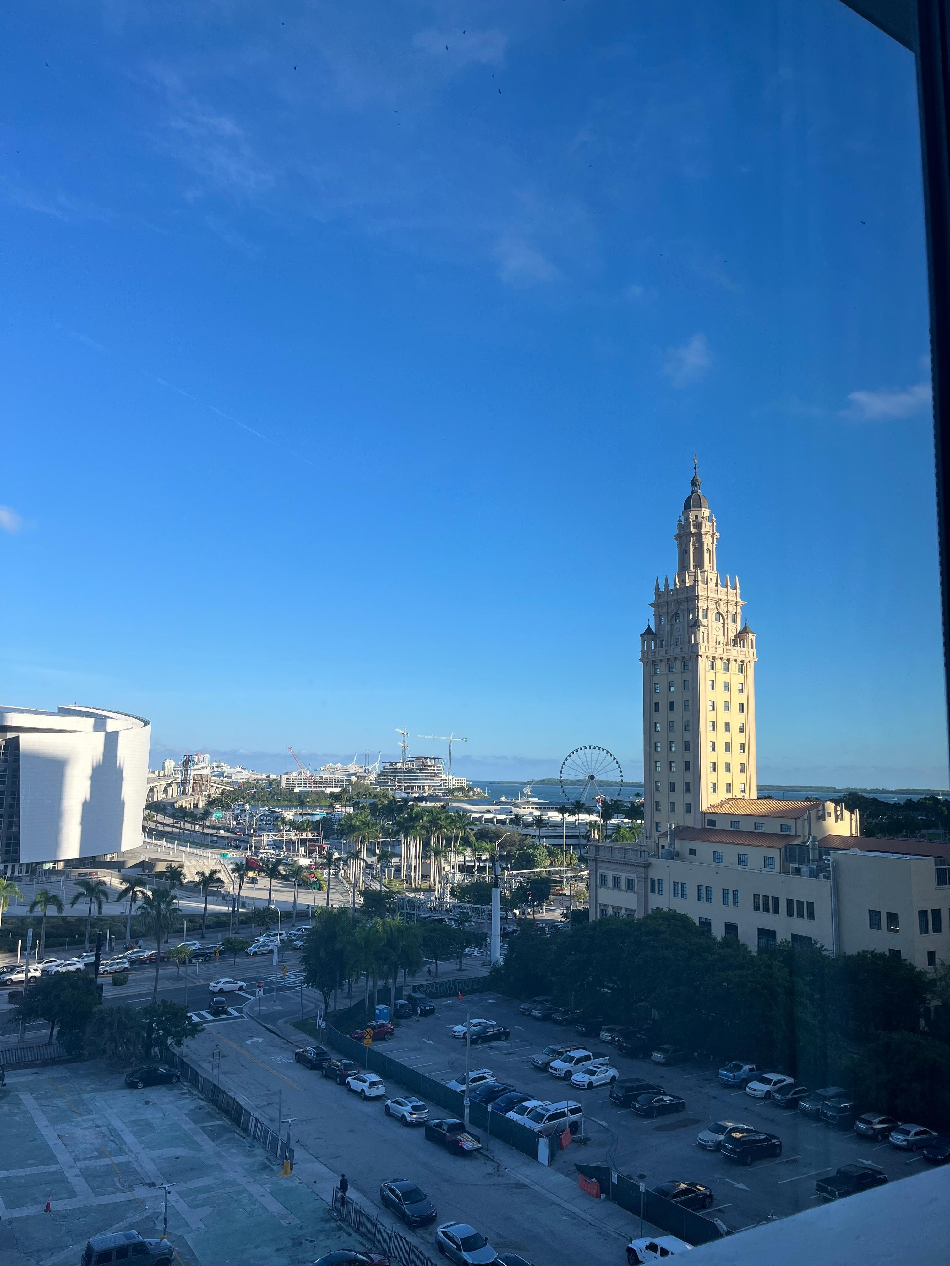 Our view from the room