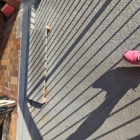 Step up into building