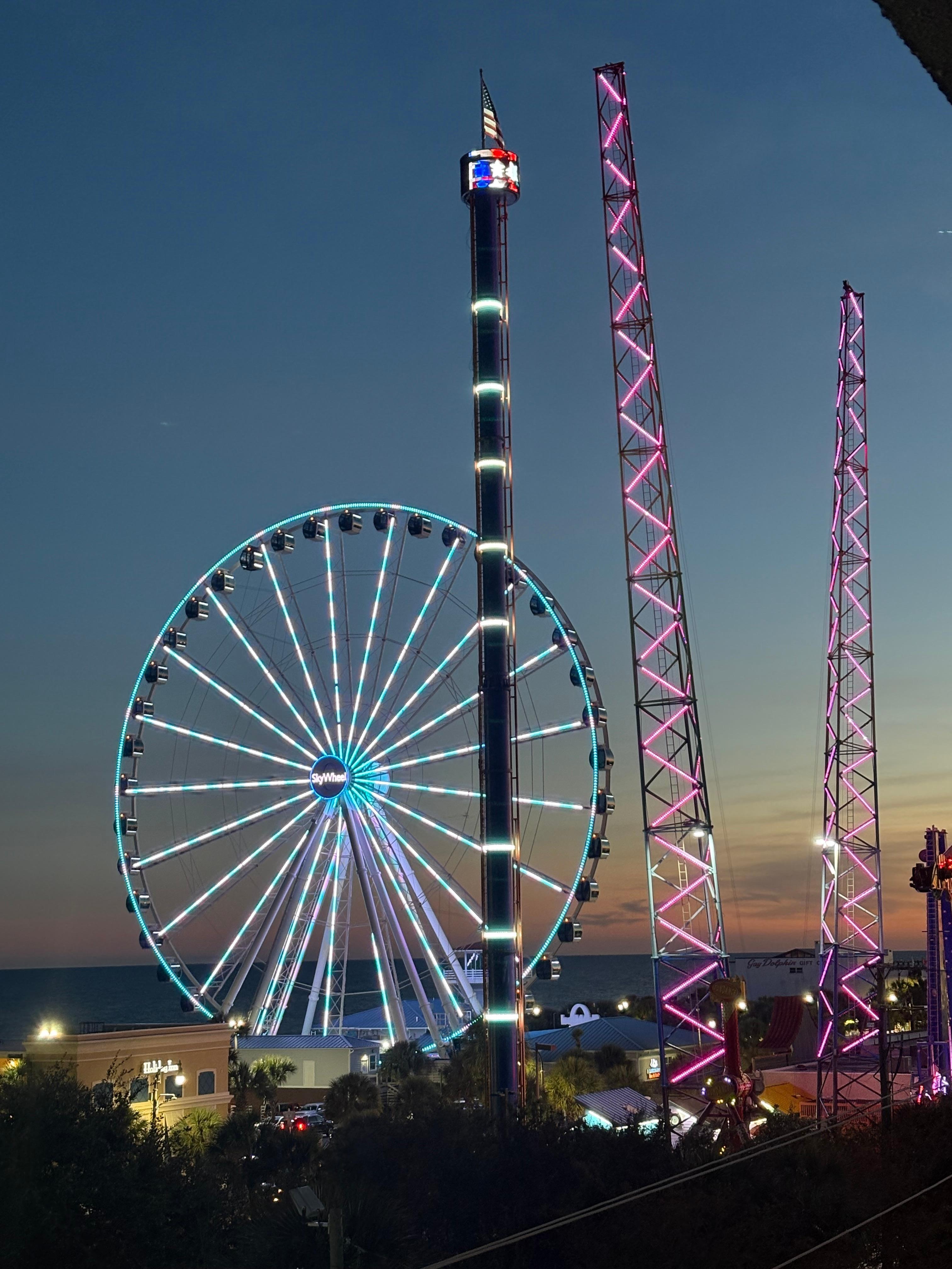 View from 5th floor balcony 