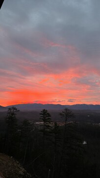 Morning sunrise from bottom deck. No filter.