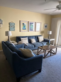 Spacious living room