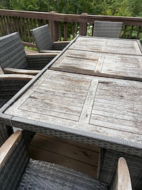 Unusable deck table