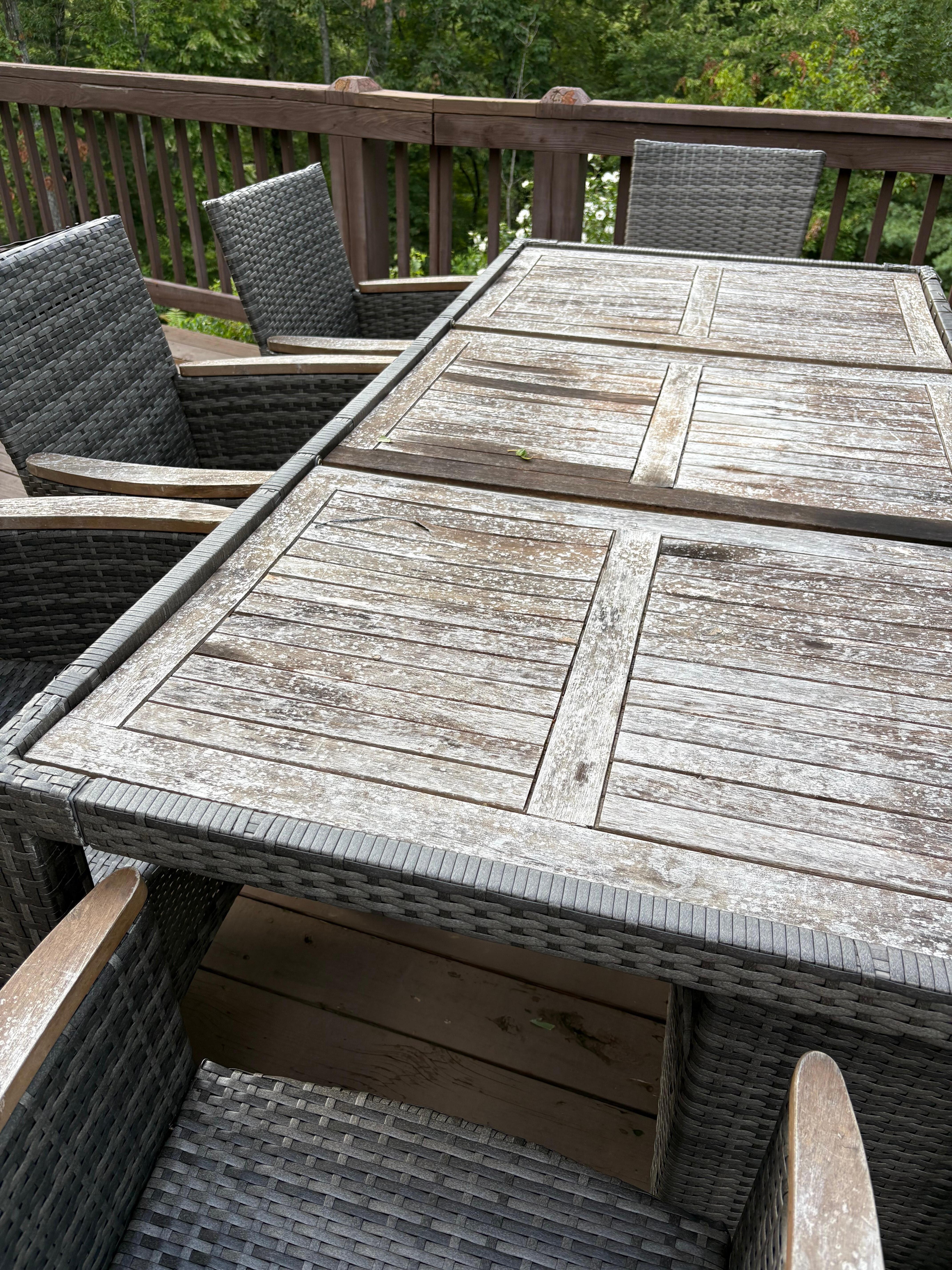 Unusable deck table