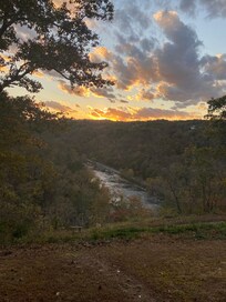 French Broad River sunset