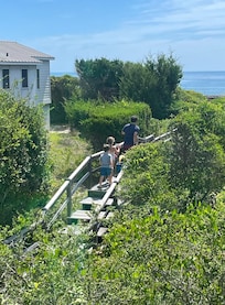 The old beloved boardwalk to the beach