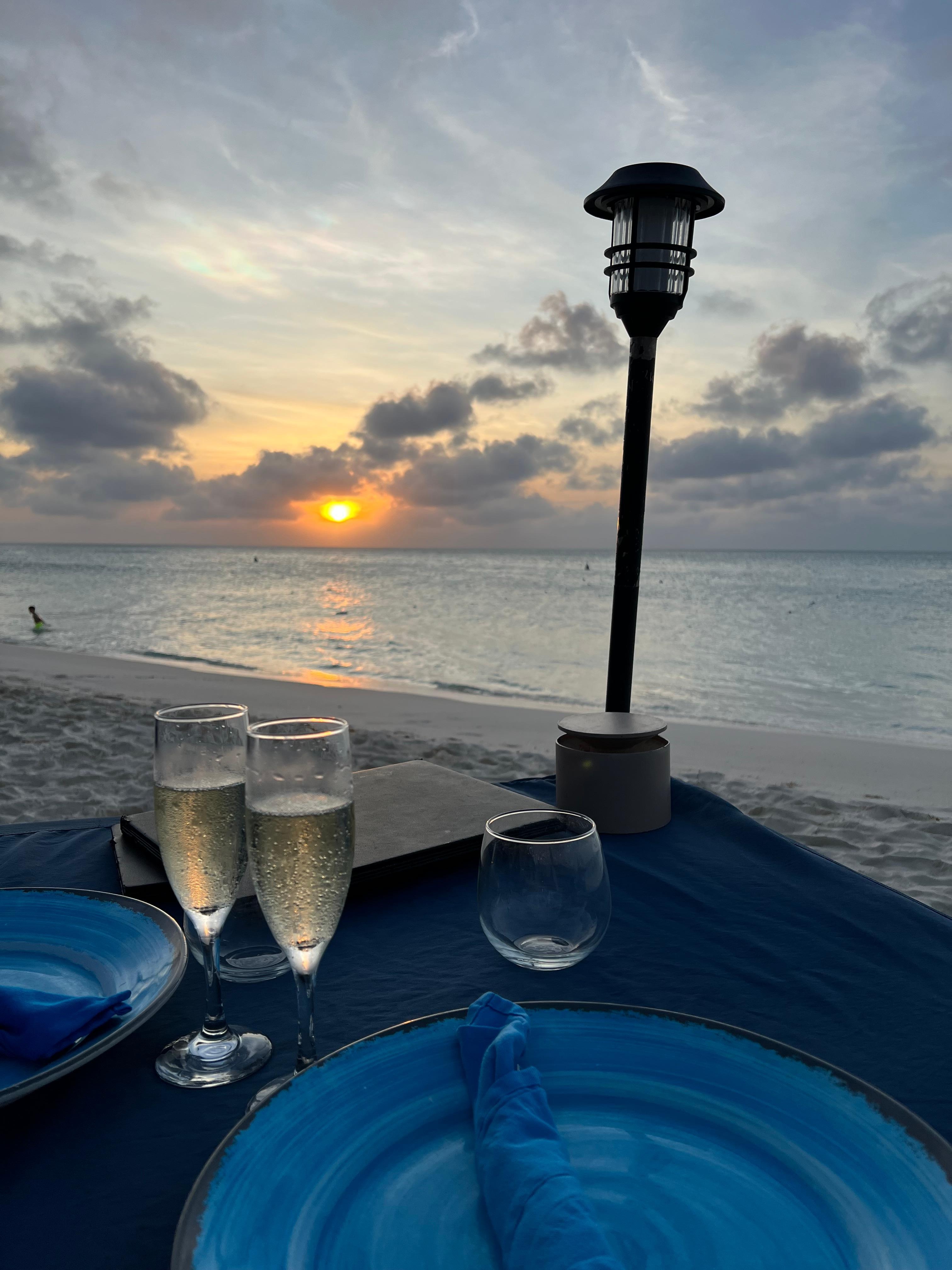 Our table at Passions