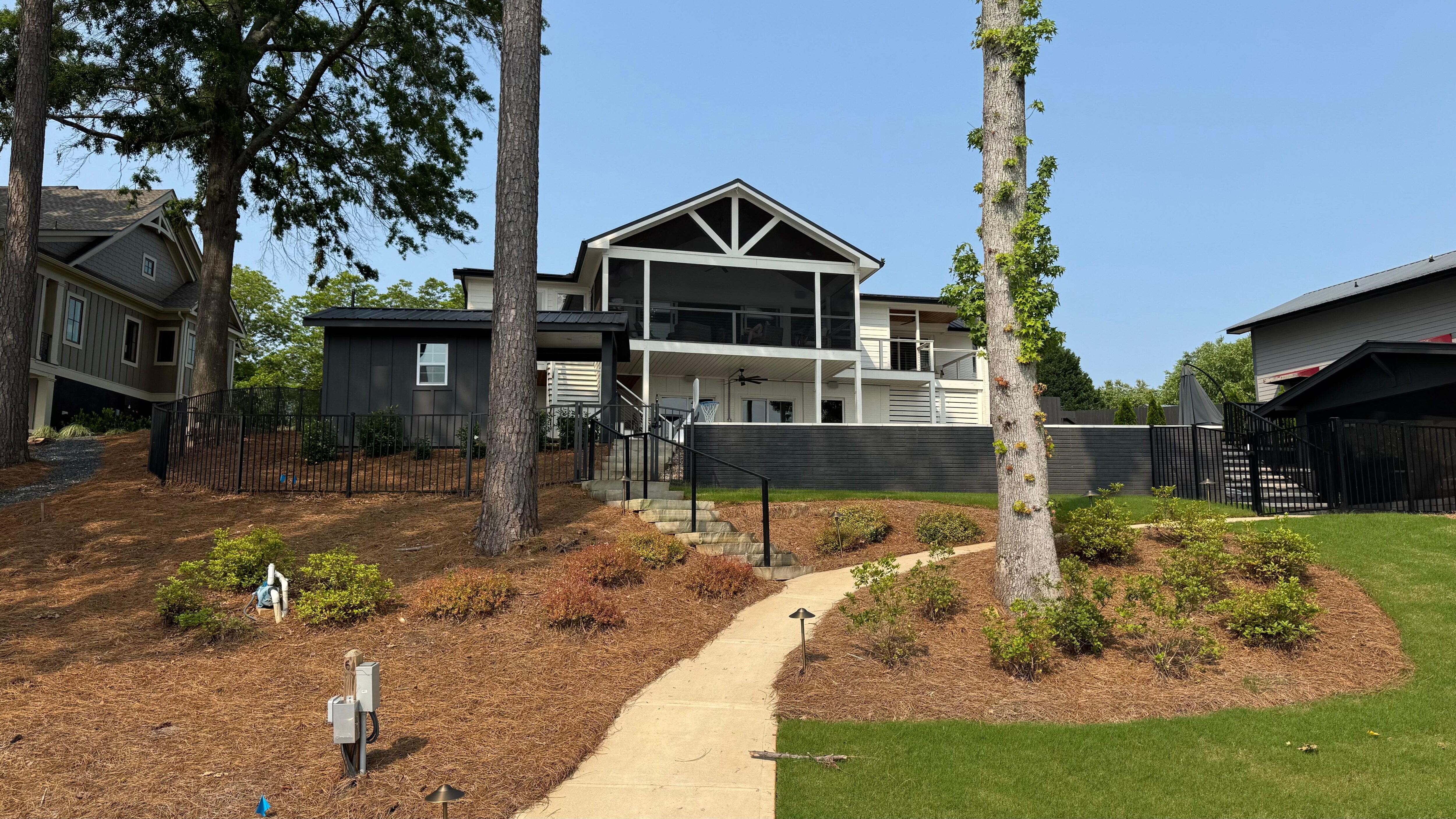 View of the house from the dock