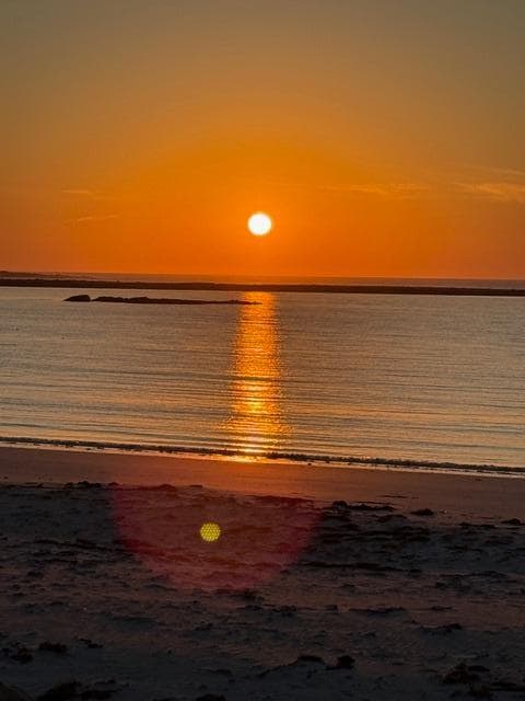 The view from the porch early one morning.