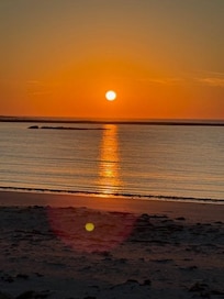 The view from the porch early one morning.