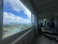 View from living room couch