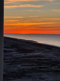 Sunrise views from the balcony