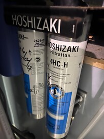 Ice machine hasn’t filter hasn’t been replaced since 2017