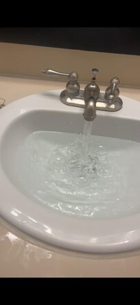 Clogged sink