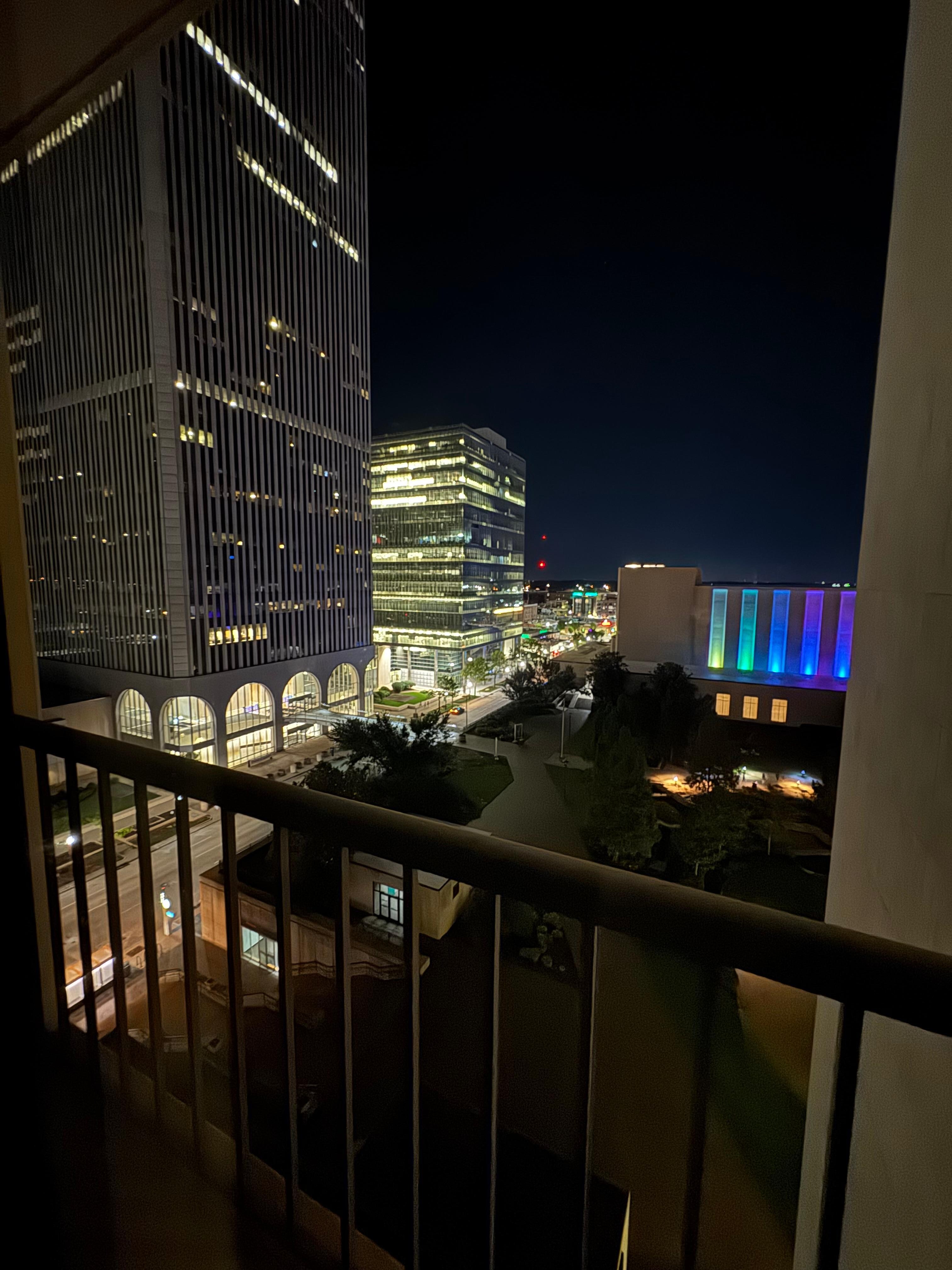 10th floor at night