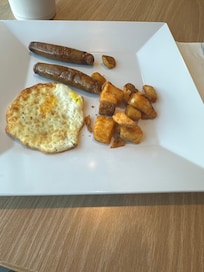 Delicious breakfast with hot and cold selections