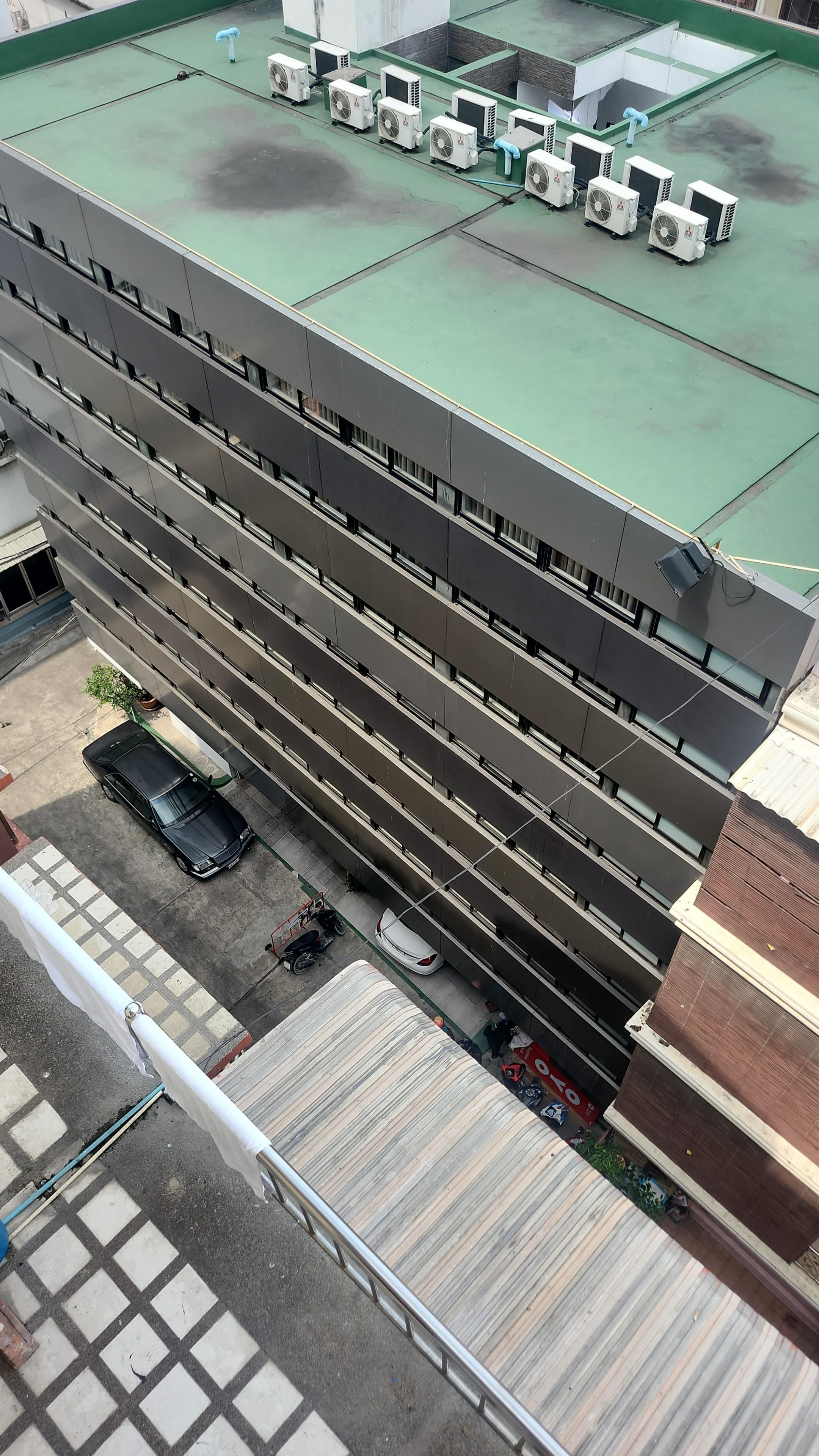 Balcony right outside room