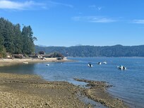 View at low tide