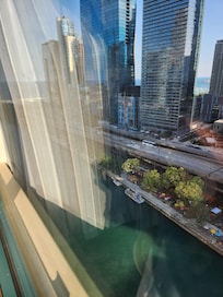 Riverview from room. Couldn't get a good pic with sun/glare.