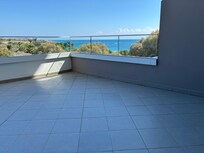 Hotel room, side ses view, large terrace