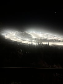 Night skiing view from the balcony