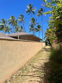 Path to the beach right out the gate.