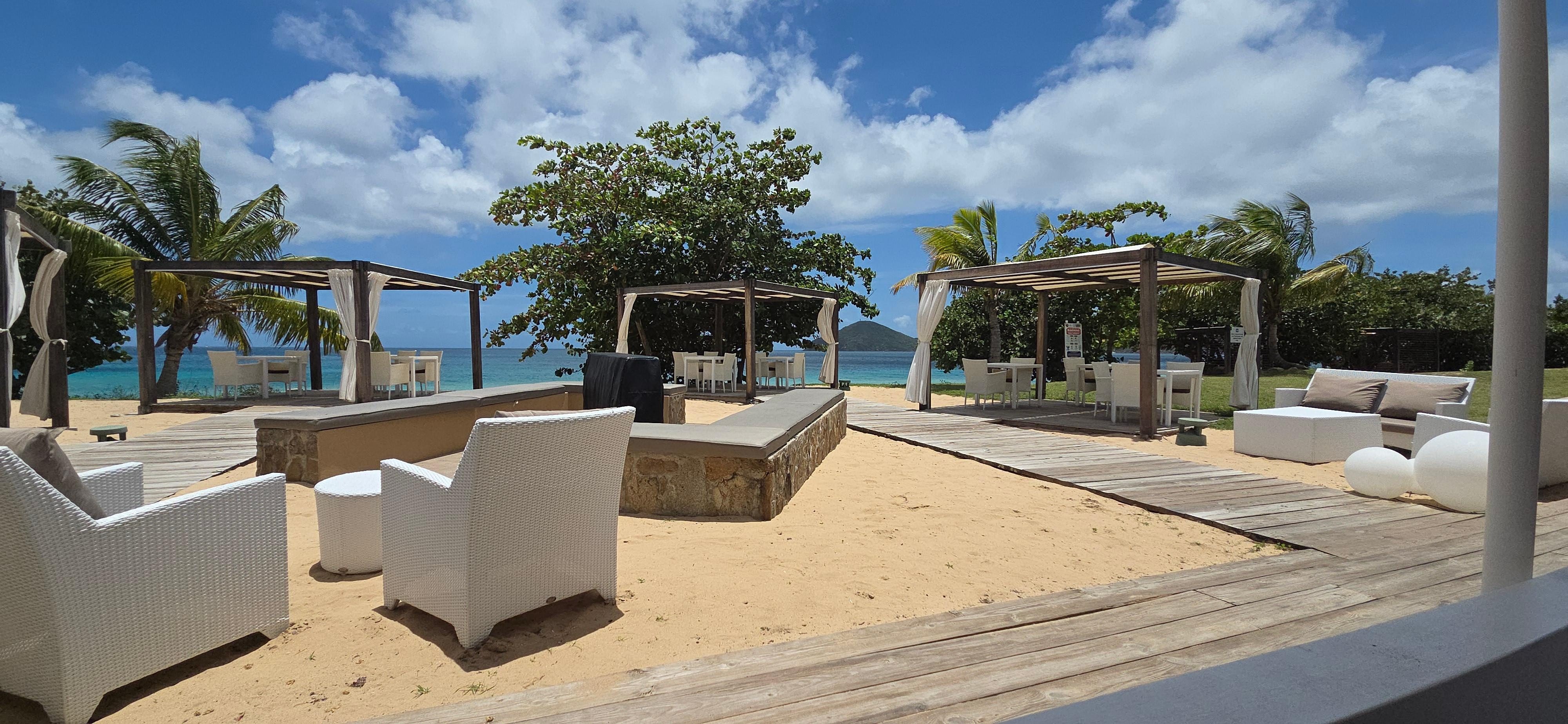 Blick vom Turtle Restaurant aus