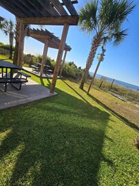 They have hammocks and a nice outside area in front of ocean