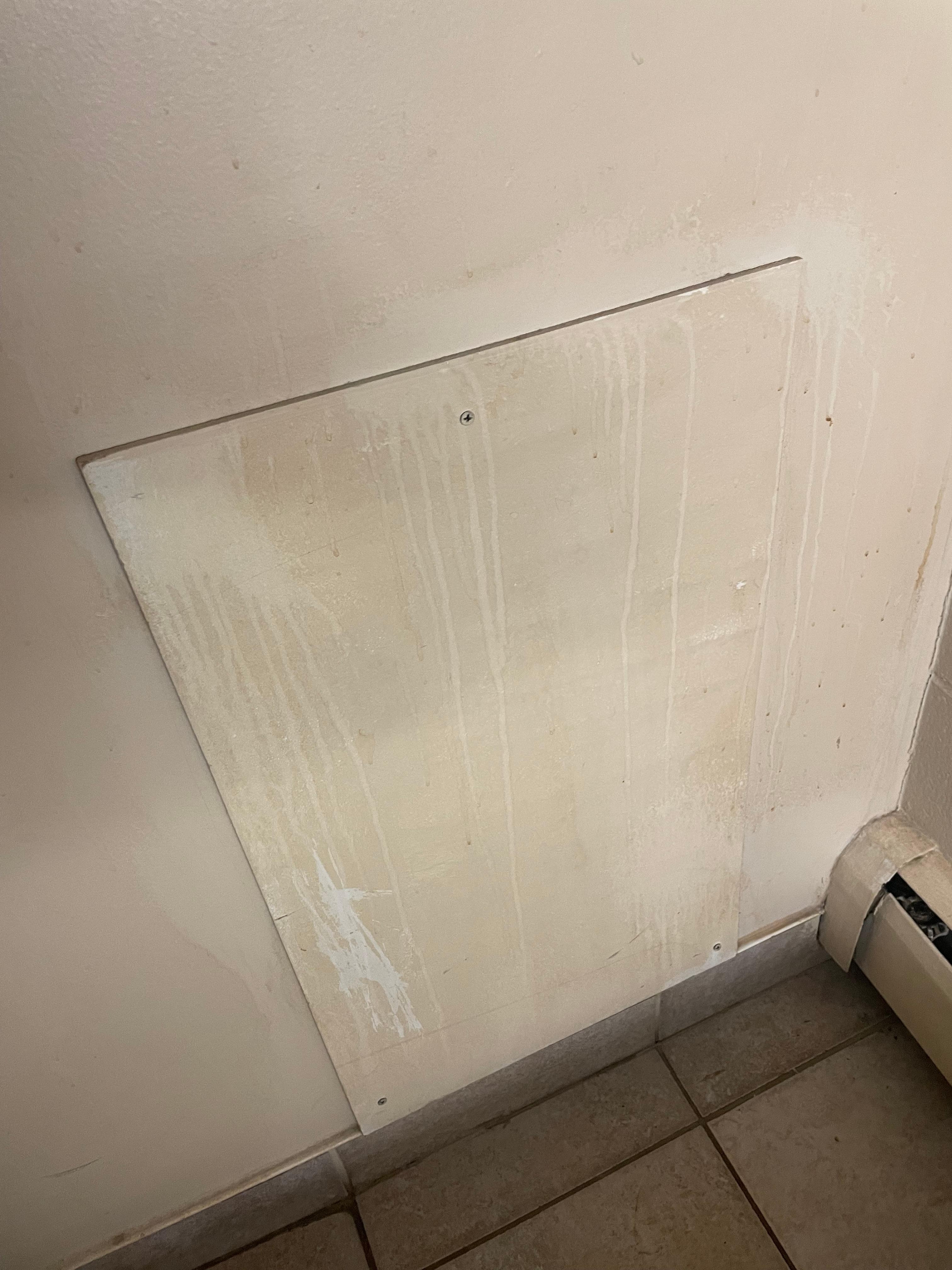 Sprayed but not wiped? 