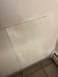 Sprayed but not wiped?