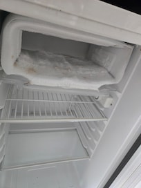 The freezer needed to be defrosted and cleaned. Very dirty