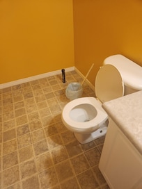 Unfinished bathroom