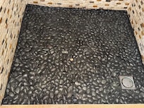 Missing pebbles in the shower