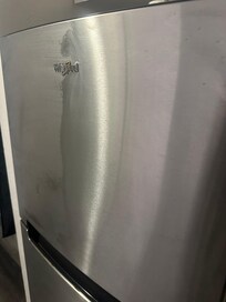 After I cleaned half the refrigerator to show the difference. Gross