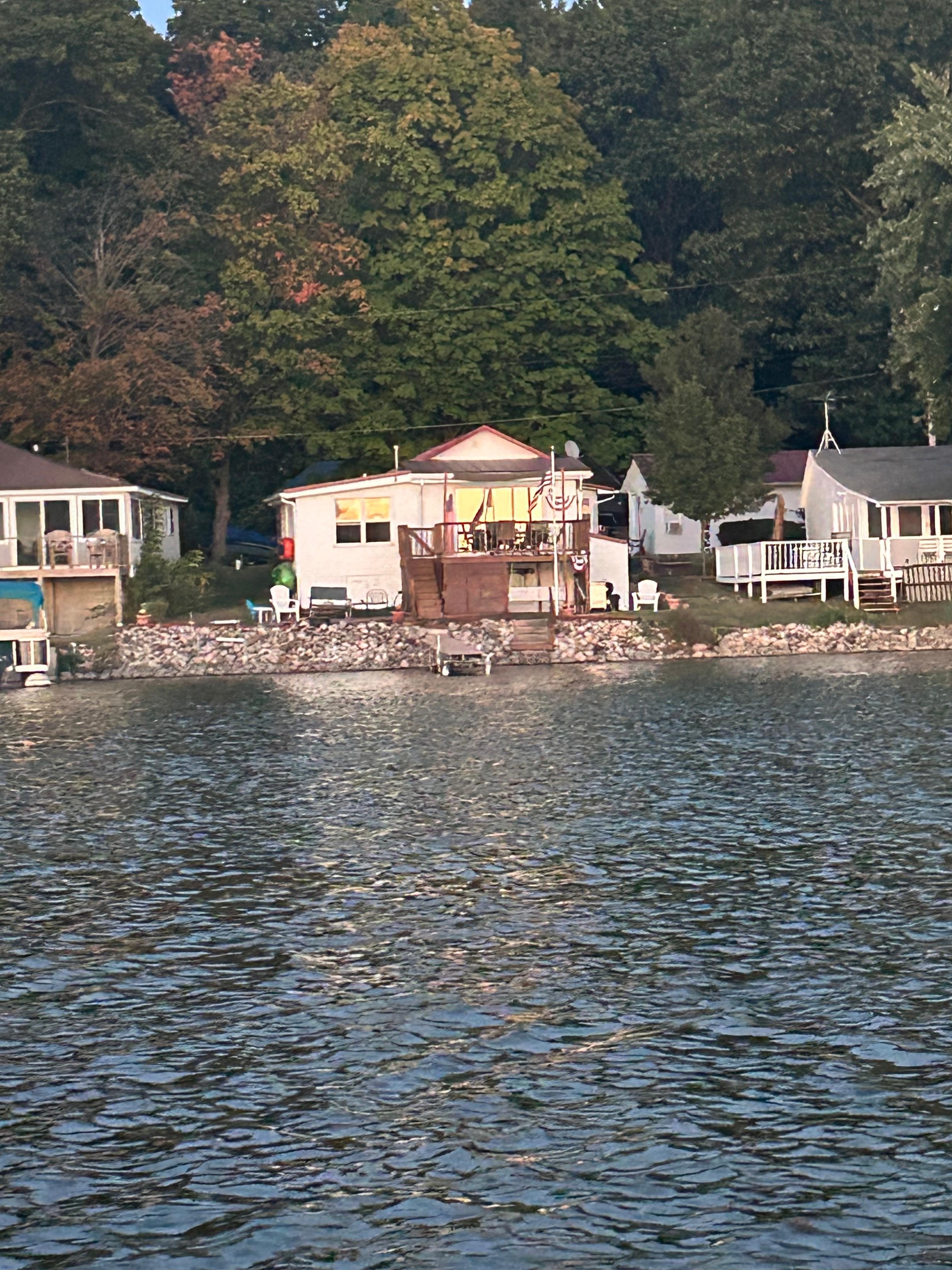 Our view from a few minutes out on the paddle boat