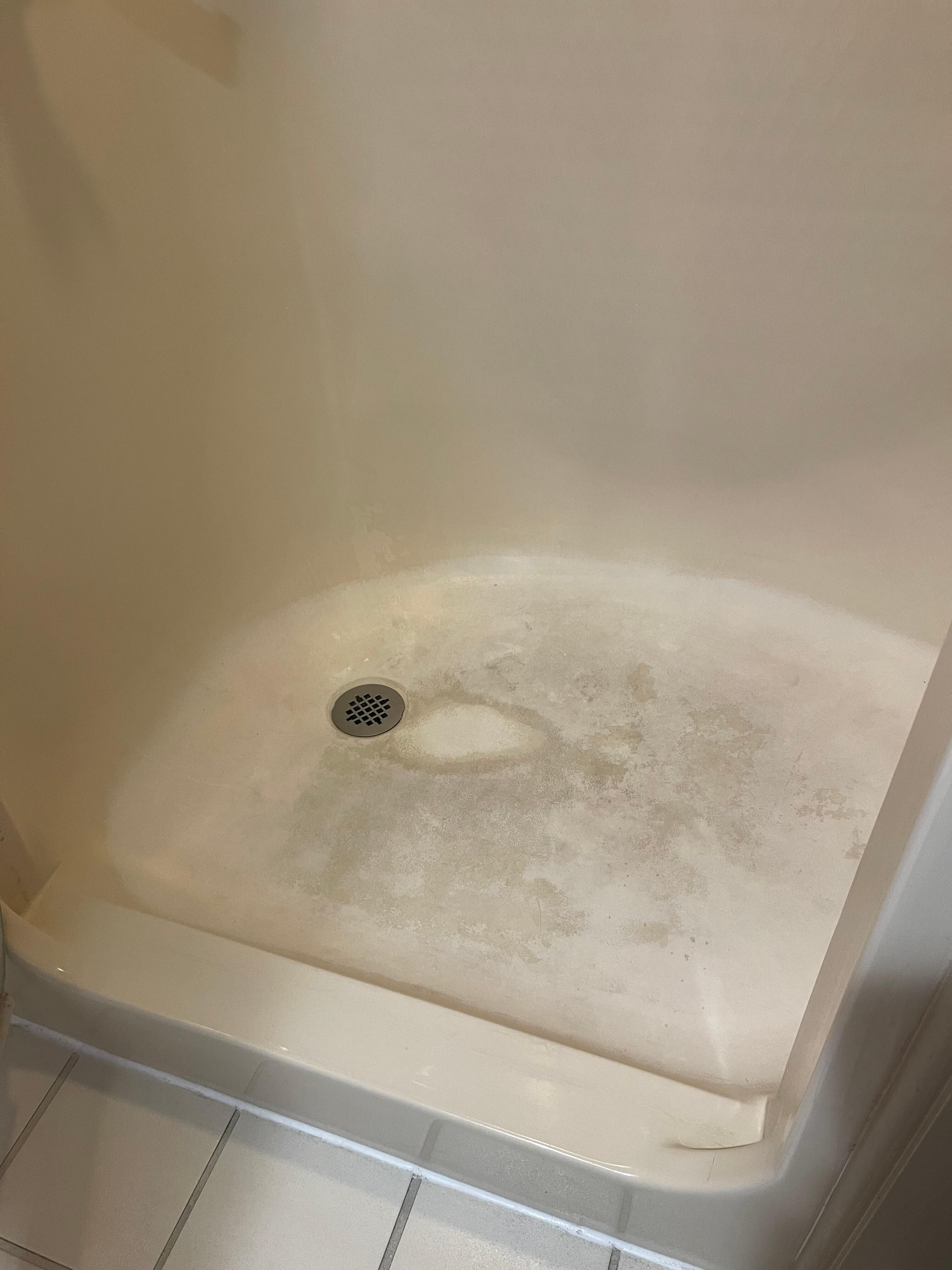 Shower floor was disgusting. I had to put a towel on the floor just to shower. 