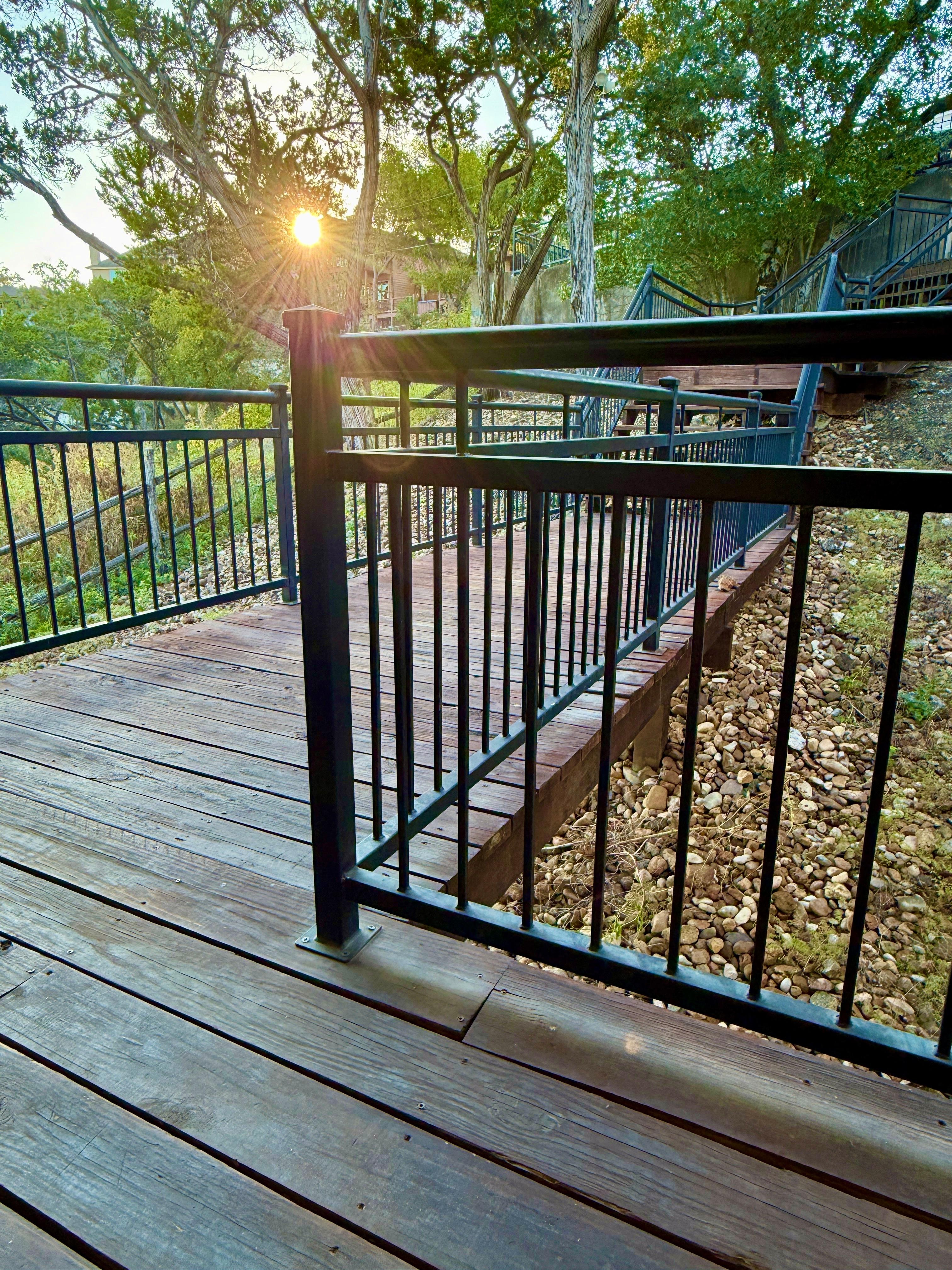 Sunrise on the front porch