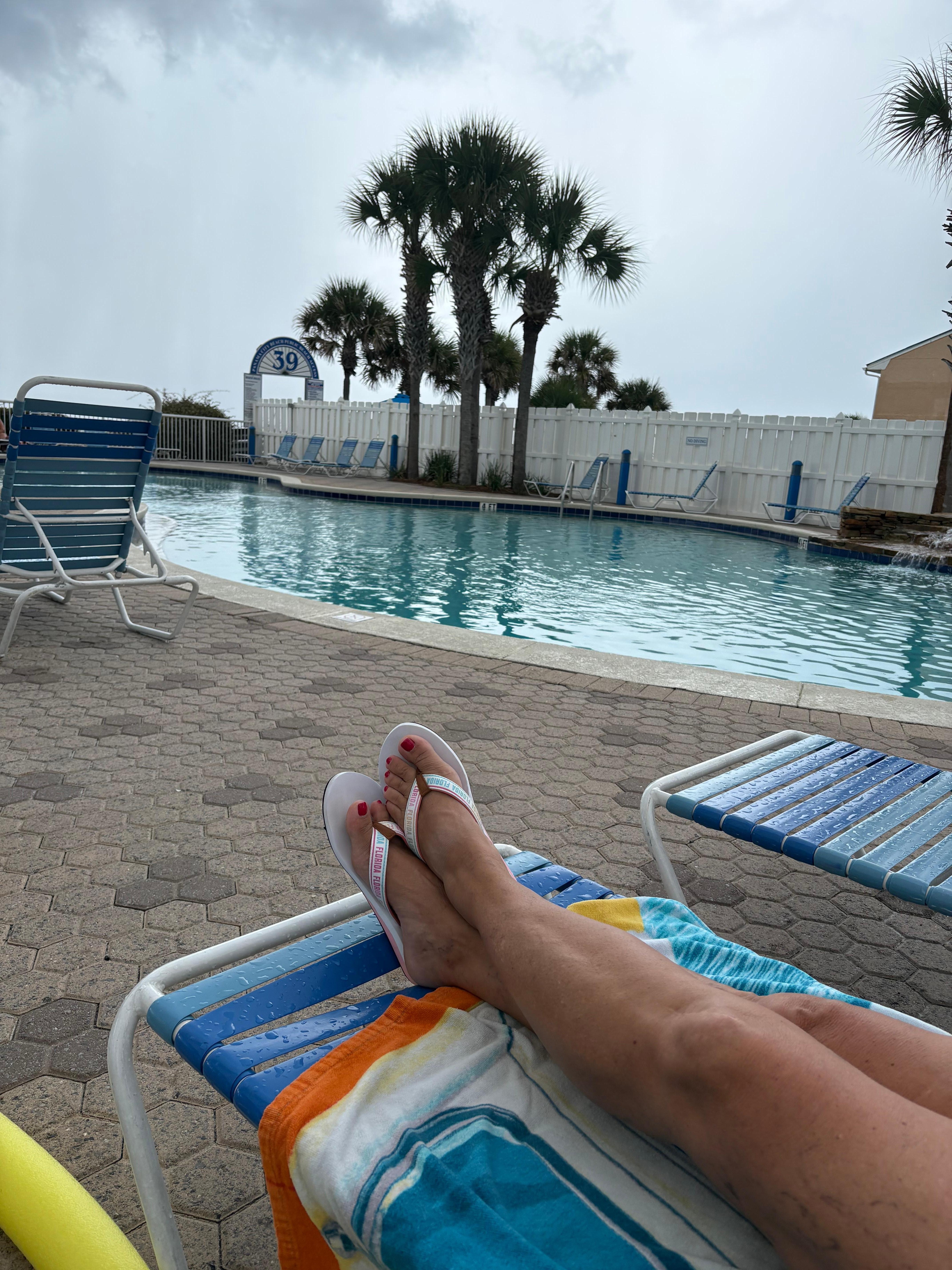 One of the several pools