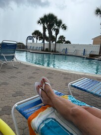 One of the several pools